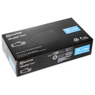 Rękawiczki nitrylowe czarne bezpudrowe M 100 sztuk