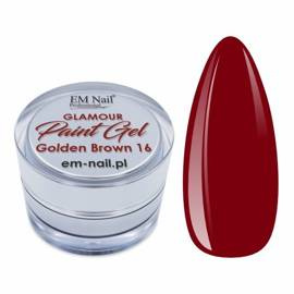 Paint Gel Glamour Golden Brown 16