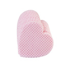Rosa Vlies-Wattepads in Herzform, 200 Stück – für Nagelstyling, EM Nail