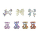 Schleifen, 3D-Teddybären – Nagelschmuck Nr. 5