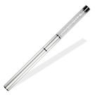 Gelpinsel Nr. 4 – schlicht, silber, mit Kristallen