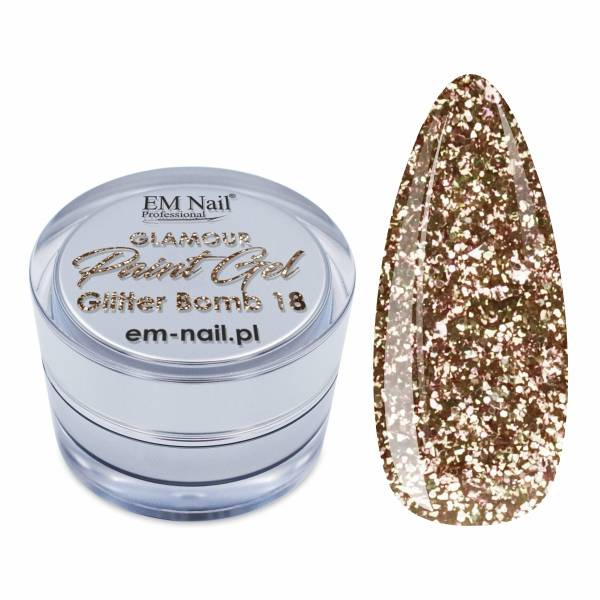 Paint Gel Glamour Glitter Bomb 18