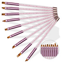 Set mit 9 Pinseln One Stroke