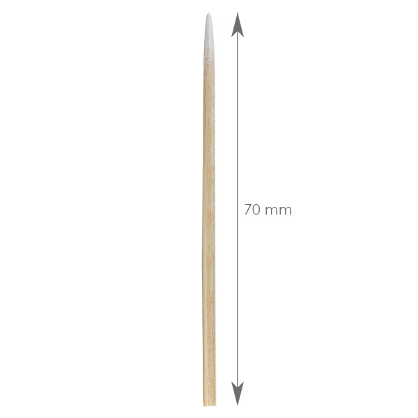 Patyczki do manicure z bawełnianą końcówką – 100 szt. EM Nail