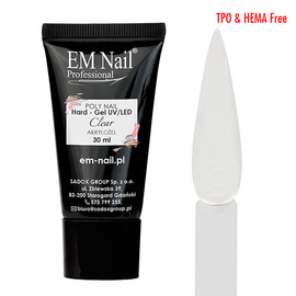 Poly Nail Hard Gel - Clear 30ml