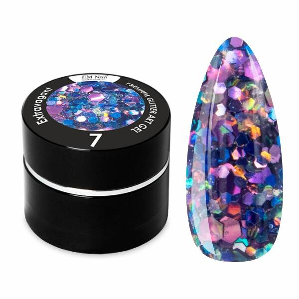 Premium Glitter Art Gel Extravagant 7