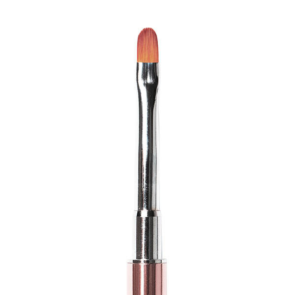 Pędzelek ze szpatułką nr 6 zaokrąglony EM Nail