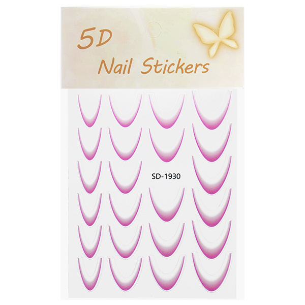 Nailart Sticker 5D French Ombre