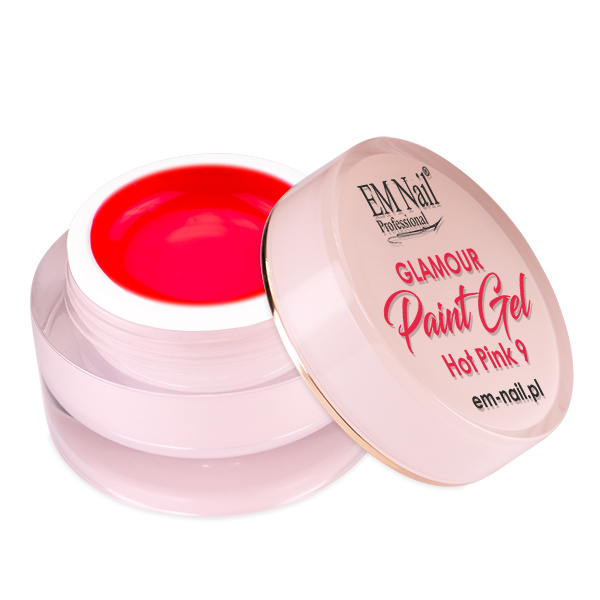 Paint Gel Glamour Hot Pink 9