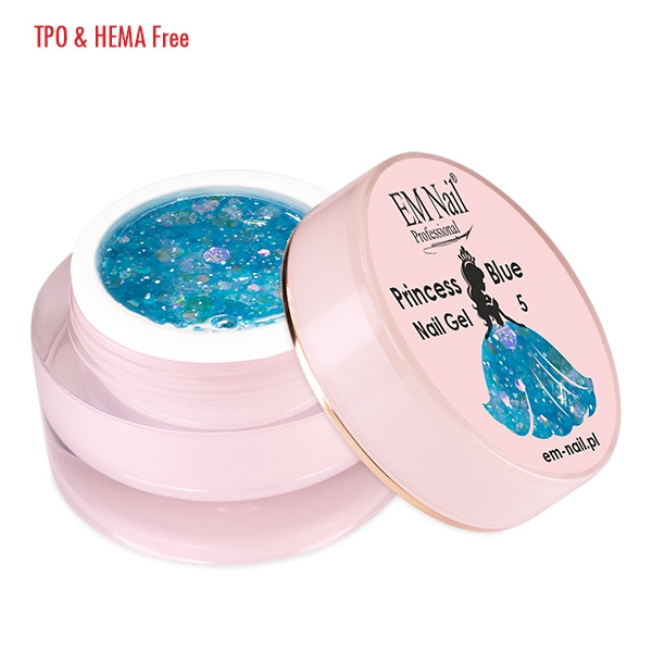 Princess Blue Nail Gel Nr 5