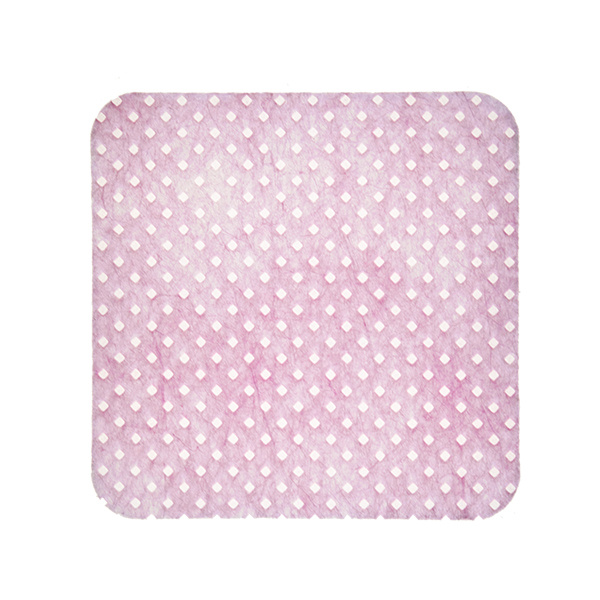 Rosa fusselfreie quadratische Wattepads, 200 Stück – für EM Nail Maniküre-Styling