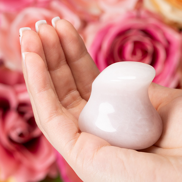 Gua Sha Rose Gesichtsmassagestein