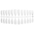 LUXURY Tipsy tunelowe stiletto / szpic Clear 504 szt