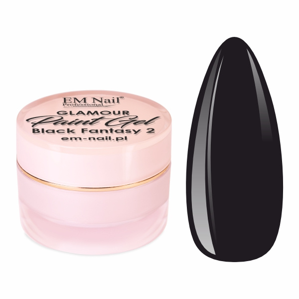 Paint Gel Glamour Black Fantasy 2