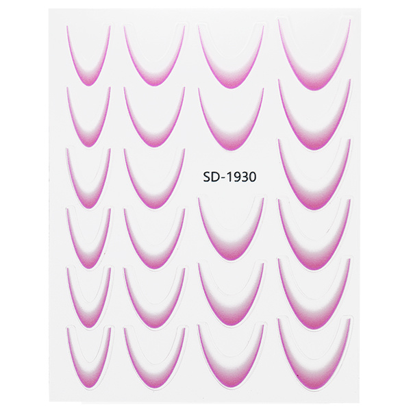Nailart Sticker 5D French Ombre