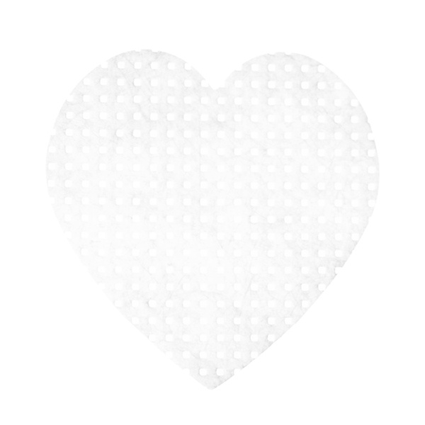 Waciki włókninowe bezpyłowe białe serca 200 szt.