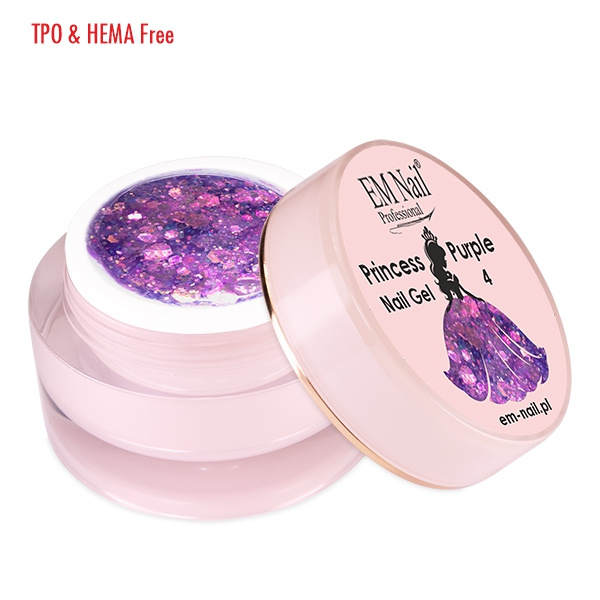 Princess Purple Nail Gel Nr 4