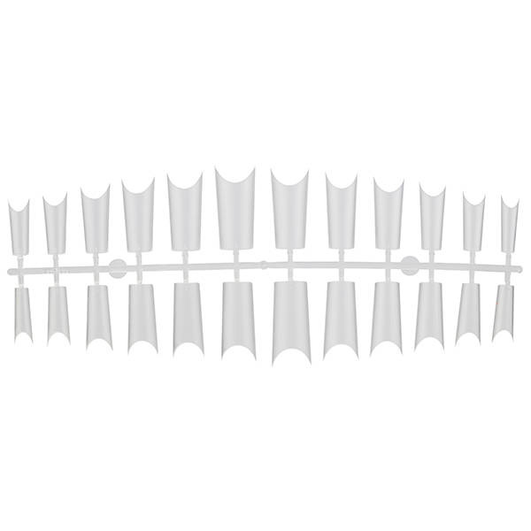 LUXURY Tipsy tunelowe proste clear 504 szt