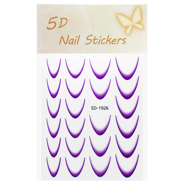 Nailart Sticker 5D French Ombre