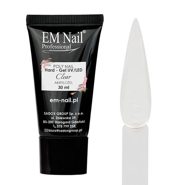 Poly Nail Hard Gel - Clear 30ml