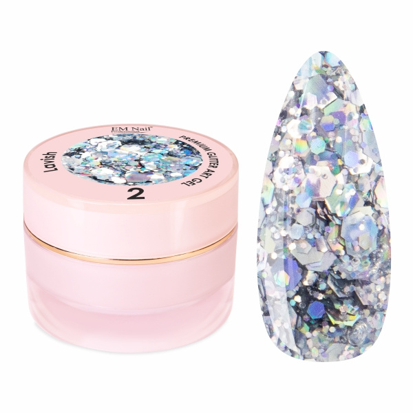 Premium Glitter Art Gel Lavish 2