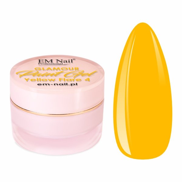 Paint Gel Glamour Yellow Flare 4