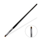 Pędzelek do żelu nr 2 - prosty, czarny