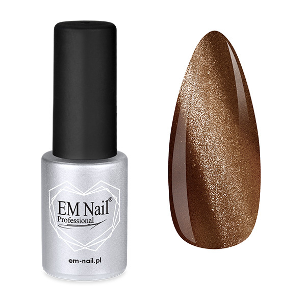 Lakier hybrydowy Cat Eye 7D Mocha Mousse 9