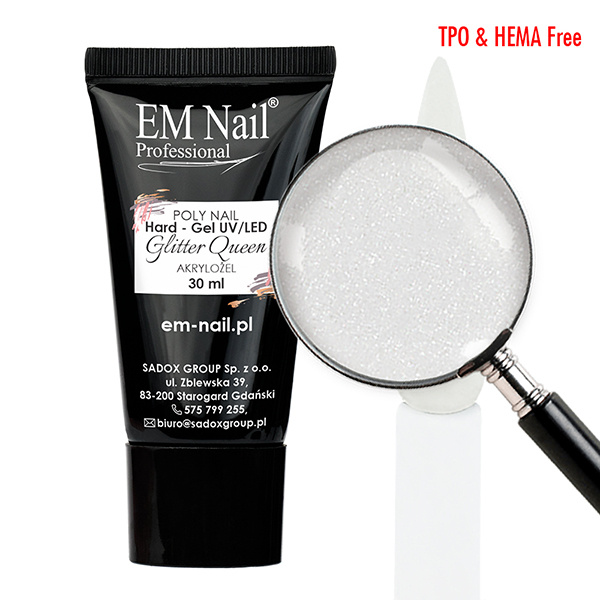 Poly Nail Hard Gel - Glitter Queen 30ml