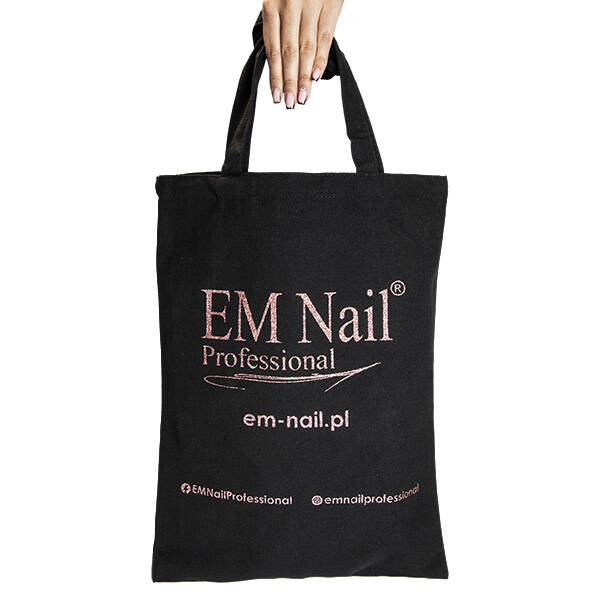 Schwarze Stofftasche EM Nail