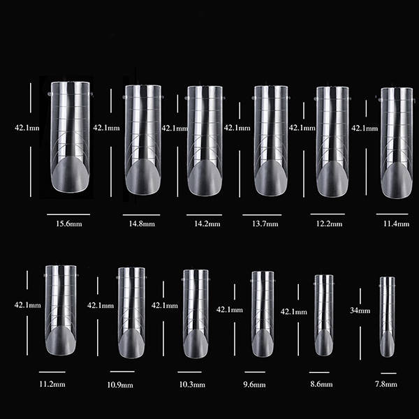 Tips Schablonen quadratisch 120 Stück