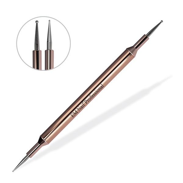 Roségold-Sonde für Nailart – Größen 1 und 3, EM Nail Professional