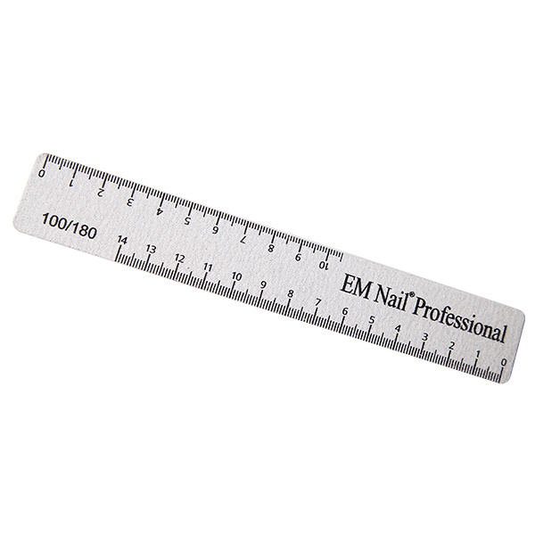Nagel-Feilen 100/180 XXL mit Maßskala EM Nail Professional