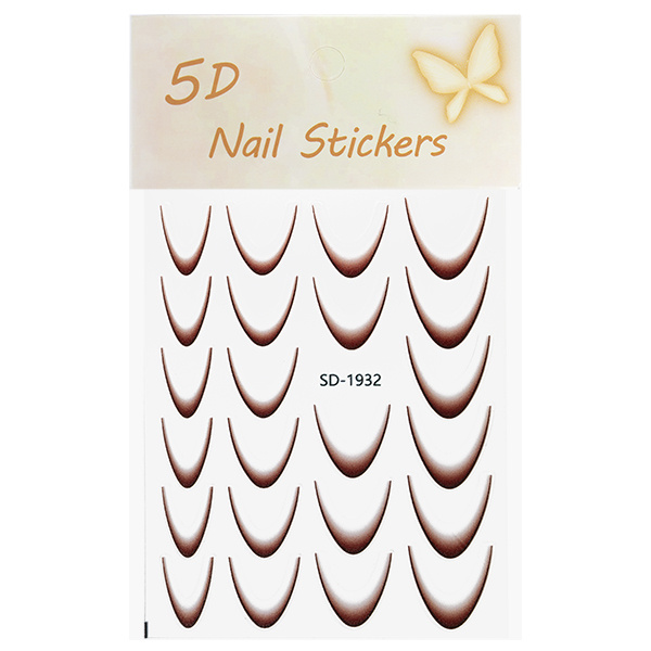 Nailart Sticker 5D French Ombre