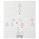 Naklejki na paznokcie sweterkowe 5D