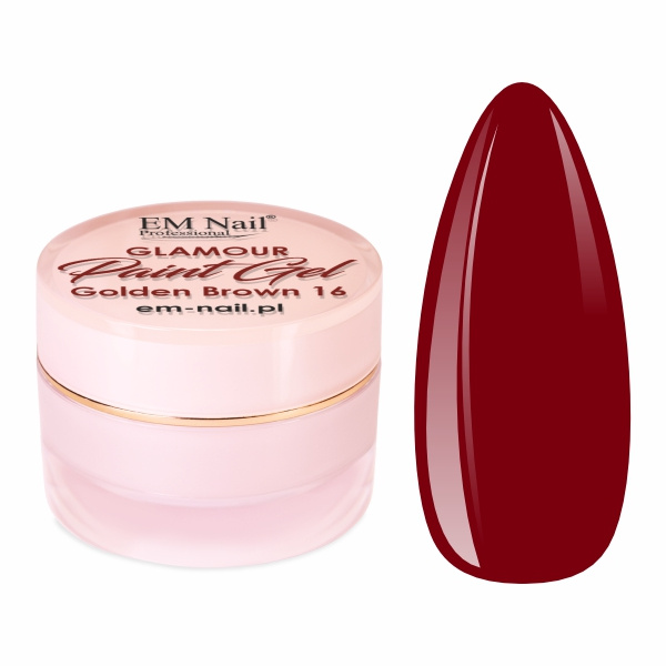 Paint Gel Glamour Golden Brown 16