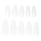 Tipsy żelowe migdał clear 500 szt.