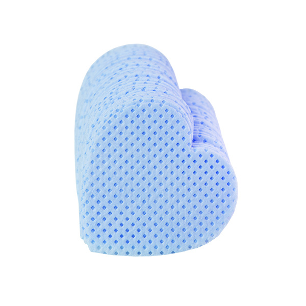 Blaue fusselfreie Vlies-Herz-Pads 200 Stück
