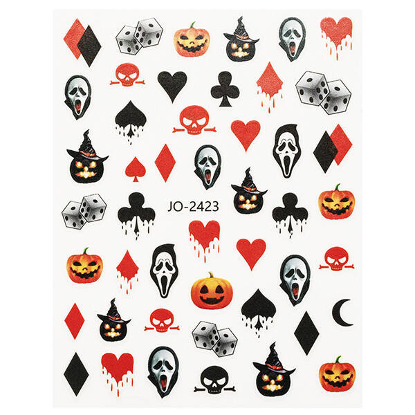 Naklejki na paznokcie Halloweenowe