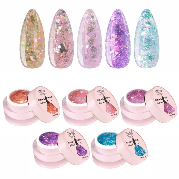 5x Princess Nail Gel