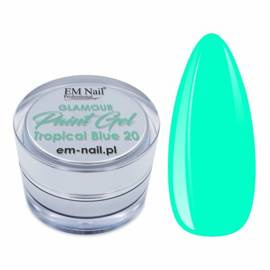 Paint Gel Glamour Tropical Blue 20