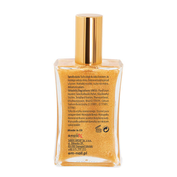Glitter Body Oil Gold 100 ml