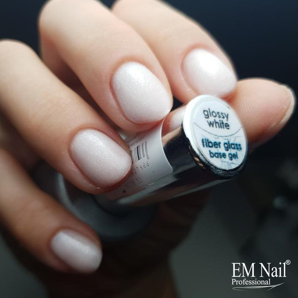 Fiber Base Glossy White 6ml EM Nail
