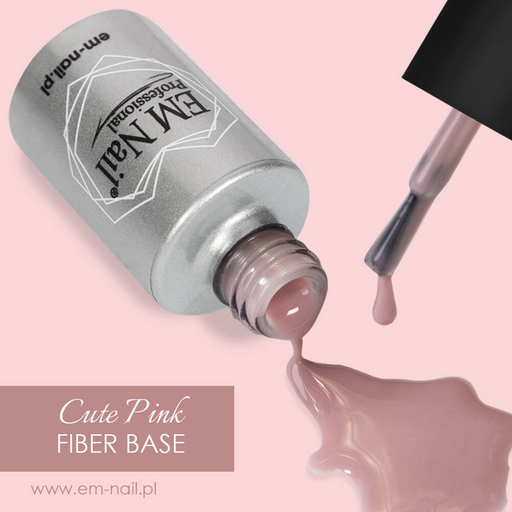 Fiber Glass Base Cute Pink 6ml EM Nail
