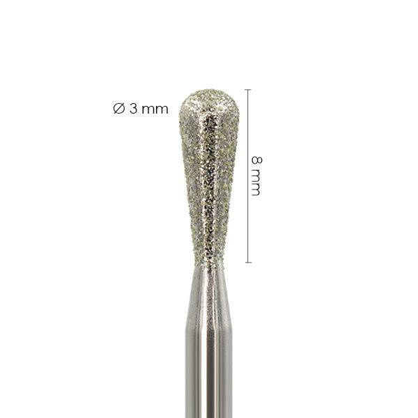 Frez diamentowy Fine do usuwania skórek – gruszka 8mm