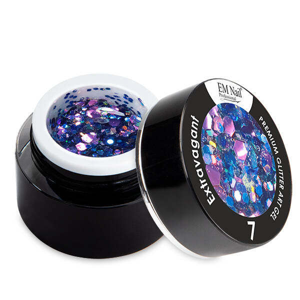 Premium Glitter Art Gel Extravagant 7