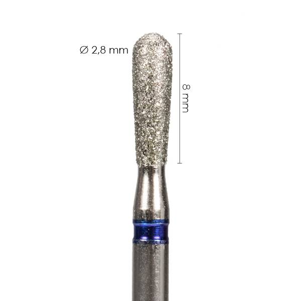 Frez diamentowy Medium do usuwania skórek – gruszka 8mm