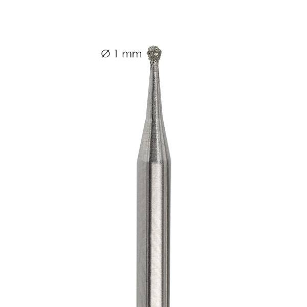 Frez diamentowy Medium do usuwania skórek – kulka 1mm