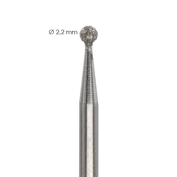 Frez diamentowy Medium do usuwania skórek – kulka 2,2mm