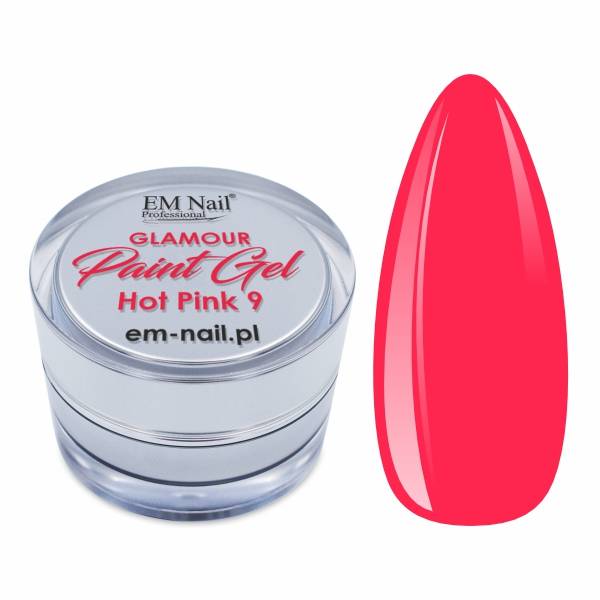Paint Gel Glamour Hot Pink 9
